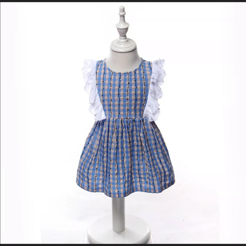 NWT Vintage Style Girl's Lovely Plaid Dress